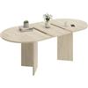 Dmora Tavolo Allungabile PizzoAlto 90x140x76h cm Marrone Rovere 6 Posti Allungabile