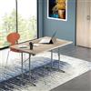 Dmora Tavolo Pieghevole Arnica 75x125x80h cm Grigio Rovere 6 Posti Forma Rettangolare, Peso Supportato 50 kg Made in Italy