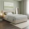 Dmora Talamo Italia - Letto alla francese Chloe, Letto contenitore in tessuto, Apertura frontale, adatto per materasso Cm 140x200, 100% Made in Italy, Blu