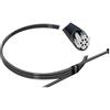 Kensington K65020EU MicroSaver 2.0 Cavo di Sicurezza per Computer in Carbonio, Ultra-Resistente al Taglio con Meccanismo di Chiusura T-Bar e Testina Spessa 10 mm - Lunghezza 1.8m