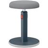 Leitz Ergo Cosy Active Sit Stand, Sgabello Ergonomico Girevole Regolabile in Altezza da 46 cm a 79 cm, Adatto alla Casa e all'Ufficio, 370 mm x 690 mm x 370 mm - Grigio Velluto