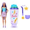 Barbie Pop Reveal Bambola e accessori, serie Sea Slushy Capelli rosa | Bambola alla moda e animaletto, 8 sorprese, slime sensoriale e capelli che cambiano colore, JKF61