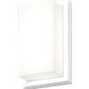TopLight MIAMI APPLIQUE PLAFONIERA RETTANGOLARE 24X15CM 2 LUCI BIANCO IP54 ATTACCO GX53