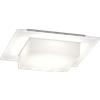 TopLight MIAMI PLUS APPLIQUE PLAFONIERA QUADRA 35CM 4 LUCI BIANCO IP54 ATTACCO GX53