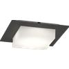 TopLight MIAMI PLUS APPLIQUE PLAFONIERA QUADRA 35CM 4 LUCI NERO IP54 ATTACCO GX53