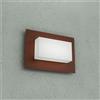 TopLight MIAMI PLUS APPLIQUE PLAFONIERA RETTANGOLARE 32X22CM 2 LUCI CORTEN IP54 ATTACCO GX53 CONFEZIONE DA 10 PEZZI