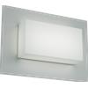 TopLight MIAMI PLUS APPLIQUE PLAFONIERA RETTANGOLARE 32X22CM 2 LUCI GRIGIO IP54 ATTACCO GX53 CONFEZIONE DA 10 PEZZI