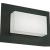 TopLight MIAMI PLUS APPLIQUE PLAFONIERA RETTANGOLARE 32X22CM 2 LUCI NERO IP54 ATTACCO GX53 CONFEZIONE DA 10 PEZZI