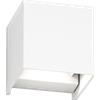 TopLight PERTH APPLIQUE BIEMISSIONE 10X10CM BIANCO LED 3000/4000 °K 10W 520LM IP65