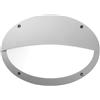 TopLight MONZA APPLIQUE DA ESTERNO 1 LUCE GRIGIO IP66 ATTACCO E27