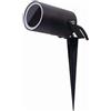 TopLight PICO PICCHETTO 1 LUCE ATTACCO GU10 NERO IP65 IK02 CLASSE 1 CONFEZIONE DA 10 PEZZI