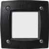 TopLight PARMA INCASSO PARETE QUADRATO 1 LUCE NERO IP66 ATTACCO GX53 LAMPADINA INCLUSA CONFEZIONE DA 10 PEZZI