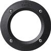 TopLight PARMA INCASSO PARETE TONDO 1 LUCE NERO IP66 ATTACCO GX53 LAMPADINA INCLUSA CONFEZIONE DA 10 PEZZI