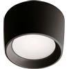 TopLight PISA PLAFONIERA GRANDE 1 LUCE NERO IP55 ATTACCO GX53 LAMPADINA INCLUSA