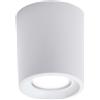 TopLight PISA PLAFONIERA PICCOLA 1 LUCE BIANCO IP55 ATTACCO GU10 LAMPADINA INCLUSA