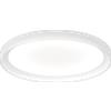 TopLight PLANA APPLIQUE PLAFONIERA D40 CM BIANCO BIEMISSIONE DOPPIA ACCENSIONE WALL STEP + CCT 3000 3500 4000 SWITCH