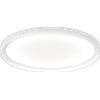 TopLight PLANA APPLIQUE PLAFONIERA D50 CM BIANCO BIEMISSIONE DOPPIA ACCENSIONE WALL STEP + CCT 3000 3500 4000 SWITCH