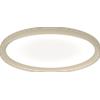 TopLight PLANA APPLIQUE PLAFONIERA D50 CM SABBIA BIEMISSIONE DOPPIA ACCENSIONE WALL STEP + CCT 3000 3500 4000 SWITCH