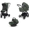 FOPPAPEDRETTI - Trio Tic Toc Olive con Seggiolino Auto Disk Infant Rekline