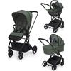 FOPPAPEDRETTI - Trio Tic Toc Olive con Seggiolino Auto Disk Infant I-Size