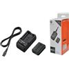 Sony ACC-TRW Kit di ricarica con batteria BC-TRW NP-FW50 7.2V 1080mAh NEX-3...