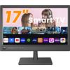 ZOSHING Smart TV da 17 pollici Piccolo televisore con ingresso HDMI