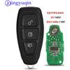 Jingyuqin 433/434Mhz 4D63 80Bit Chip KR55WK48801 Per Ford Focus C-Max Mondeo Kuga Fiesta B-Max Chiave A Distanza Intelligente Senza Chiave