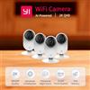 sì YI 4pc 2K Home Pro Camera 3MP Wi-Fi IP Sistema intelligente di sorveglianza di sicurezza con visione notturna Baby Monitor su iOS, Android