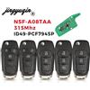 Jingyuqin N5F-A08TAA Flip Chiave A Distanza Dell'automobile 315MHz ID49-7945P Chip Per Ford Fusion 2013-2016 Fob 2/3/4 Bottoni Keyless Entry HU101