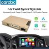 CARABC Wireless Carplay Android Auto per Ford Sync 2 System Explorer Focus Fiesta C-Max Edge F-150 Fusion Taurus Navigazione GPS