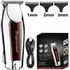 Kemei Tagliacapelli ricaricabile senza fili Trimmer per uomo Grooming Tagliacapelli elettrico professionale per barba Tagliacapelli per bordi