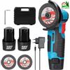 LINEA HD Mini Smerigliatrice Angolare 18V Hd Line | 2 Batterie, 2 dischi, caricabatterie e custodia. Mini Radiale.