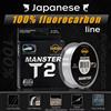 SeaKnight MANSTER T1/T2 100% VERO Linea di Carbonio Rivestimento in Fluorocarbonio Linea di Pesca Linea Leader Linea Affondamento Linea di Carpa