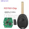 Jingyuqin 315/433Mhz PCF7931 Chip 2 pulsanti Telecomando per auto per BMW Mini Cooper S R50 R53 2002-2005 Aoto Fob Control