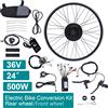 NONE Kit di conversione bici elettronica da 24 pollici 500W36V Controllo mozzo motore brushless Kit di conversione bici elettrica Regolatore di velocità con display LCD