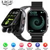 LIGE TWS 2in 1 Smart Watch con cuffie Orologio sportivo Auricolare Bluetooth Chiama Orologio da uomo Monitor sanitario NFC Donna Smartwatch Auricolari