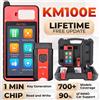 Autel KM100 KM100X KM100E Programmatore di chiavi V200 Generatore di chiavi universale Aggiornamento gratuito Programmatore Smart Fob universale a vita