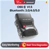 Junsun Scanner Auto Junsun Mini ELM327, Adattatore Bluetooth OBD2, Strumento Diagnostico per Auto, Compatibile con Android/iOS, Accessori per DVD Auto