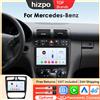 Hizpo 8core Autoradio Per Mercedes Benz Classe C CLK Classe W203 W209 W168 W209 Navi GPS 2din Android Auto CarPlay Monitor 360 CAM