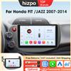 Hizpo 2din Android 14 Autoradio Per Honda Fit Jazz Sinistra 2007-2014 Carplay Multimidia Lettore di Navigazione GPS Unità Principale 6115