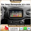 Hizpo 8Core 8G 128G Android 14 Autoradio Per Jeep Renegade 2016-2020 CarPlay 2Din 4G BT5.4 DSP GPS di Qualcomm Snapdragon 6115