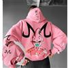 Bandai Dragon Ball Felpa con cappuccio da uomo Maglione Majin Buu Anime giapponese Primavera Autunno Ragazzi Vestito genitore-figlio a maniche lunghe per bambini