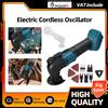 podofo Kit Utensile Oscillante a Batteria Podofo con Accessori, 6 Velocità Variabili 20000RPM per Taglio Legno, Chiodatura, Raschiatura, Levigatura