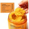 EELHOE Scrub alla Curcuma per Schiarire la Pelle, Prodotti Illuminanti per il Corpo, Pulizia Completa, Rimozione Cellule Morte, Scrub Esfoliante Lisciante al Sale Marino