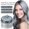eelhoe Cera Colorante Temporanea Grigio Argento, Crema Colorante Istantanea Naturale per Capelli per Giovani, Fango Colorante Monouso per Cosplay Halloween