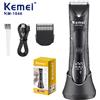 Kemei KM-1846 Regolabarba Impermeabile IPX7, Depilatore Elettrico per Zone Intime, Rasoio Elettrico con Display LED, Rasoio per Zona Bikini