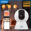 KERUI Telecamera PTZ KERUI 5MP 8MP 4K, Telecamera IP WiFi per Interni Compatibile con Tuya, Telecamera di Sicurezza Wireless per Casa, Videosorveglianza CCTV con Tracciamento Automatico