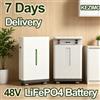 KEZIMO Batteria LiFePO4 48V 15KWH 300Ah 5KWH 100Ah 6000+ Cicli, BMS 200A, Bluetooth CAN RS485 per Sistema Solare
