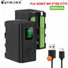 PALO Batteria PALO NP-F750 NP-F770 con porta USB per SONY NP-F990 F980 F970 F960 F550 F570 F750 F770 MC1500 CQM91D CCD-RV100