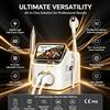 MYOSLIM NUOVA Macchina Professionale FAC 2 IN 1 per Epilazione Laser a Diodo 808NM e Rimozione Tatuaggi Pico Qswitch ND YAG 4 Lunghezze d'Onda 5000W
